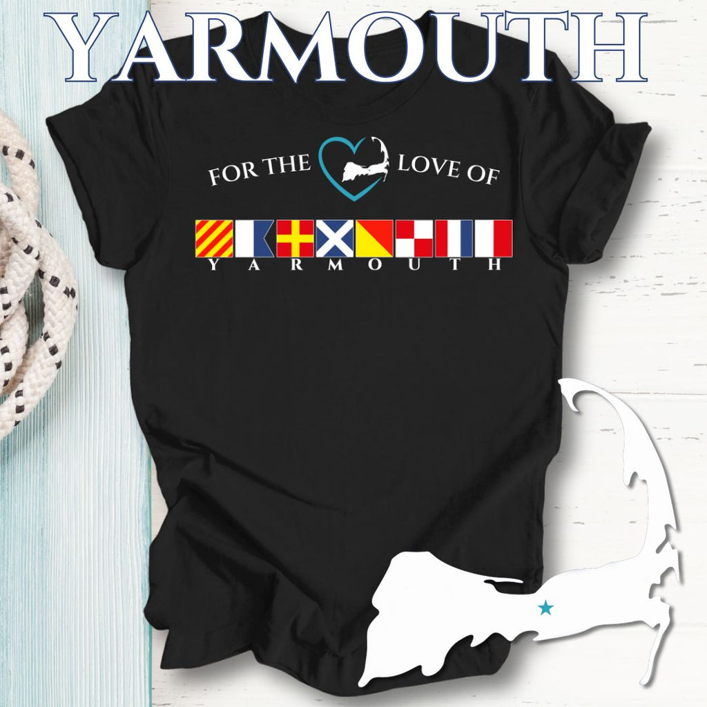 YARMOUTH - Nautical Flag Unisex T-Shirt