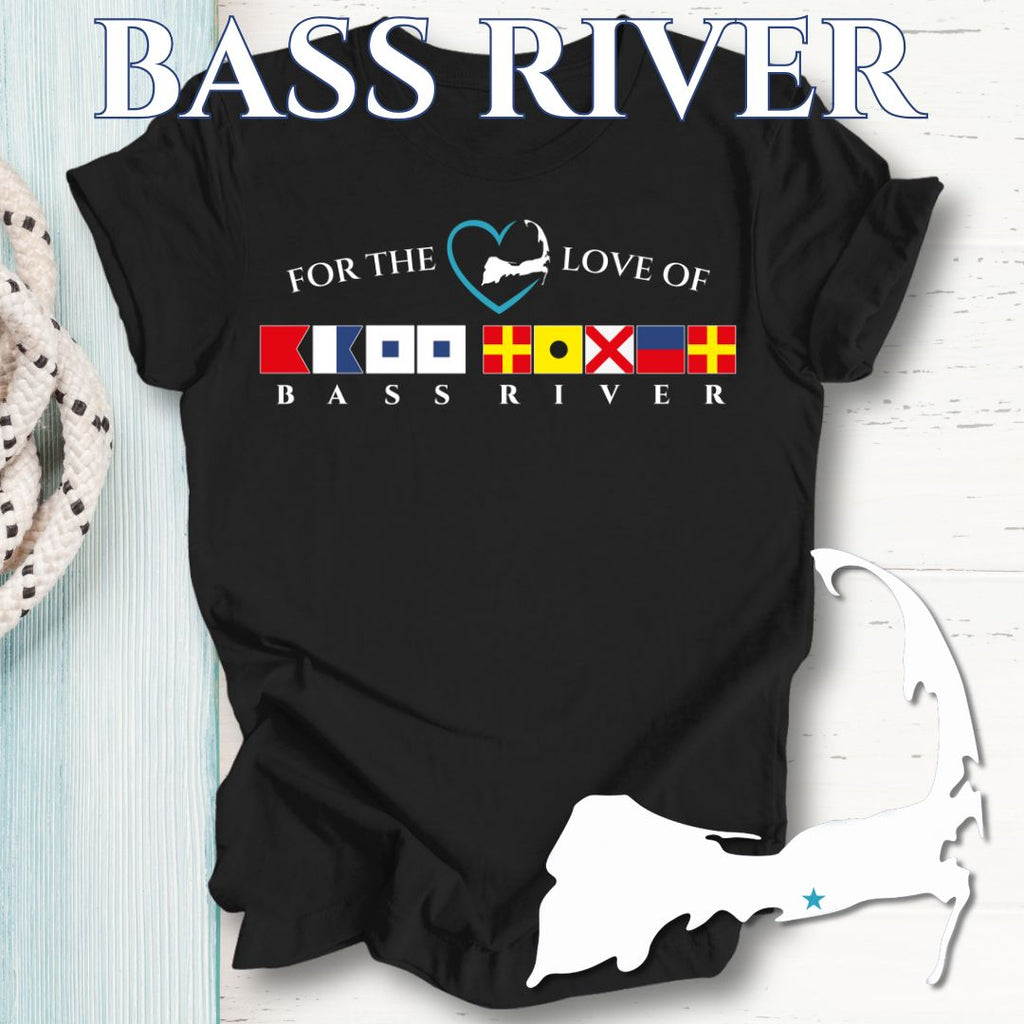 BASS RIVER - Nautical Flag Unisex T-Shirt