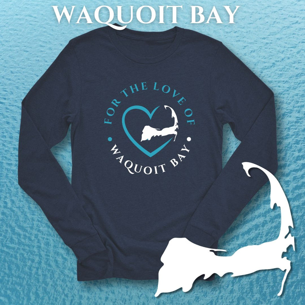 FAVORITE PLACE - For the Love of WAQUOIT BAY Unisex Long Sleeve Tee