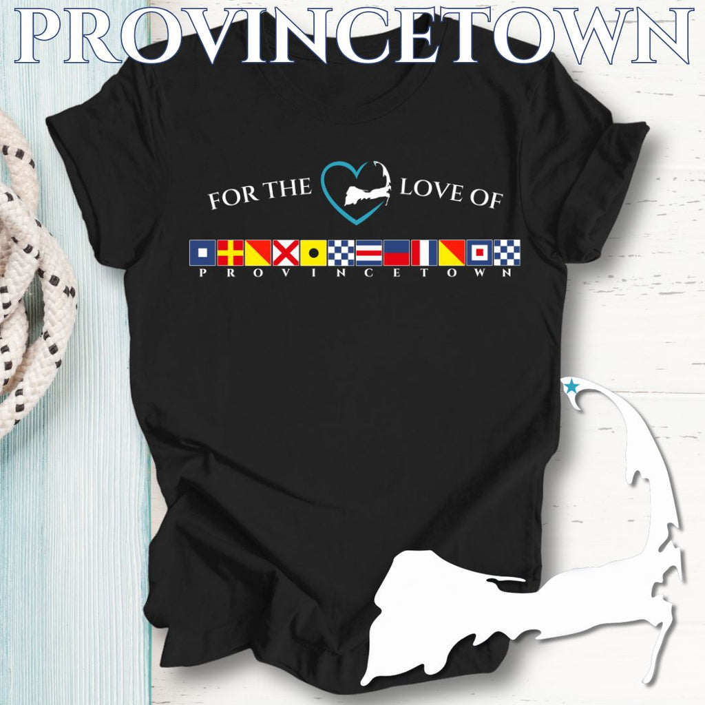 PROVINCETOWN - Nautical Flag Unisex T-Shirt