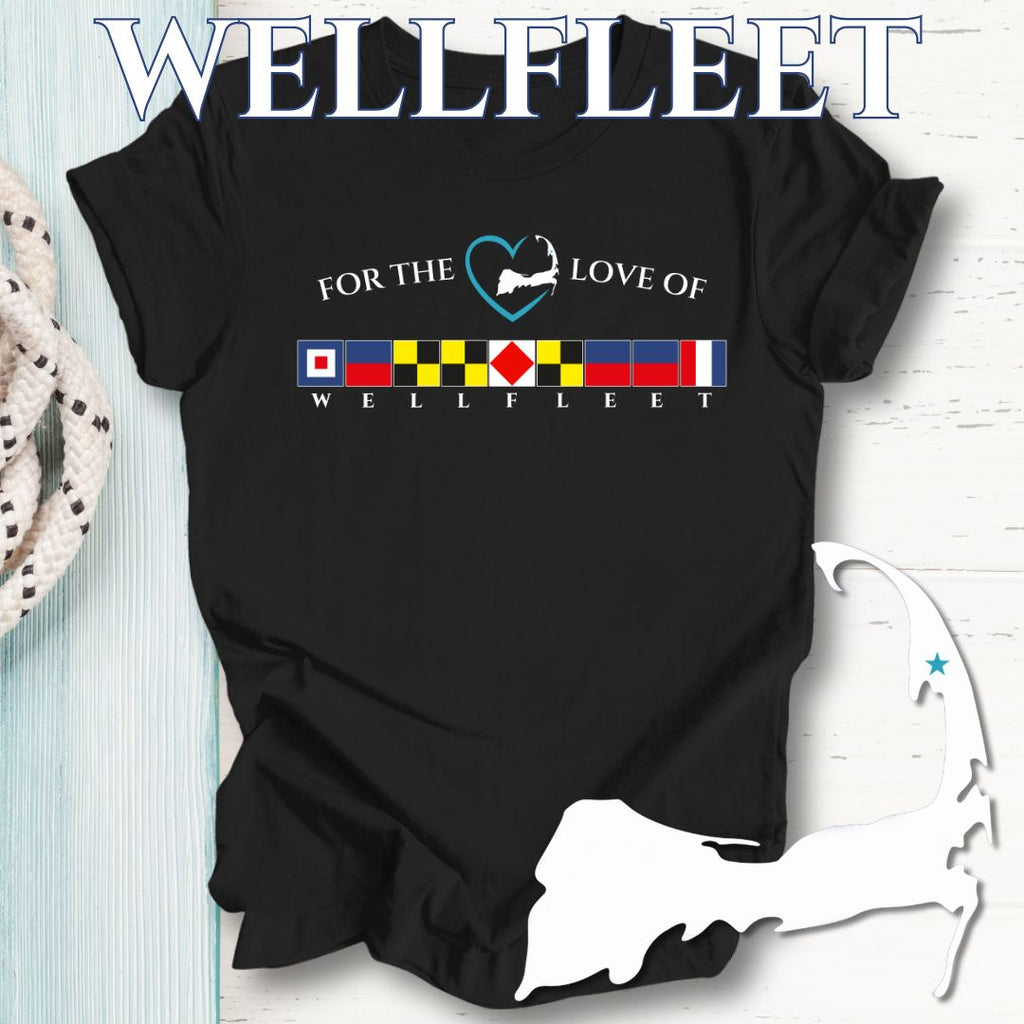 WELLFLEET - Nautical Flag Unisex T-Shirt