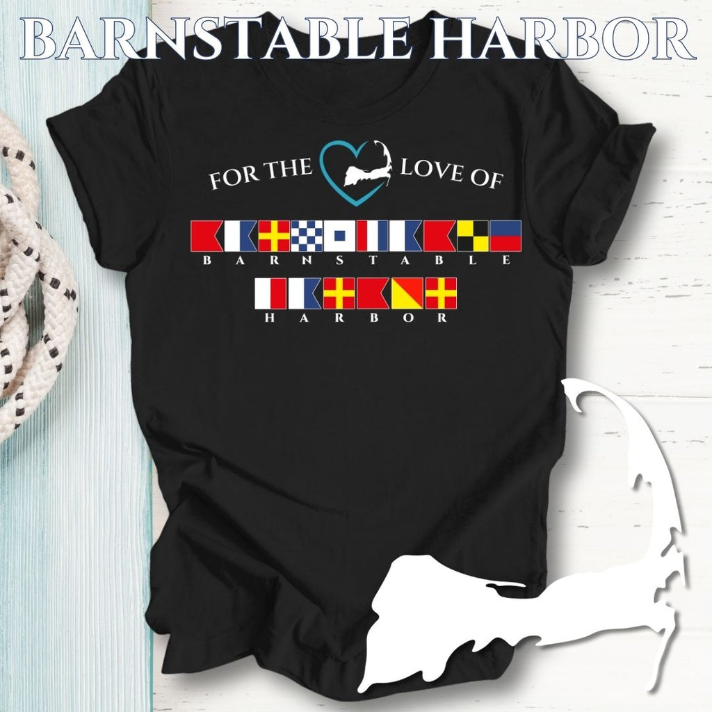 BARNSTABLE HARBOR - Nautical Flag Unisex T-Shirt