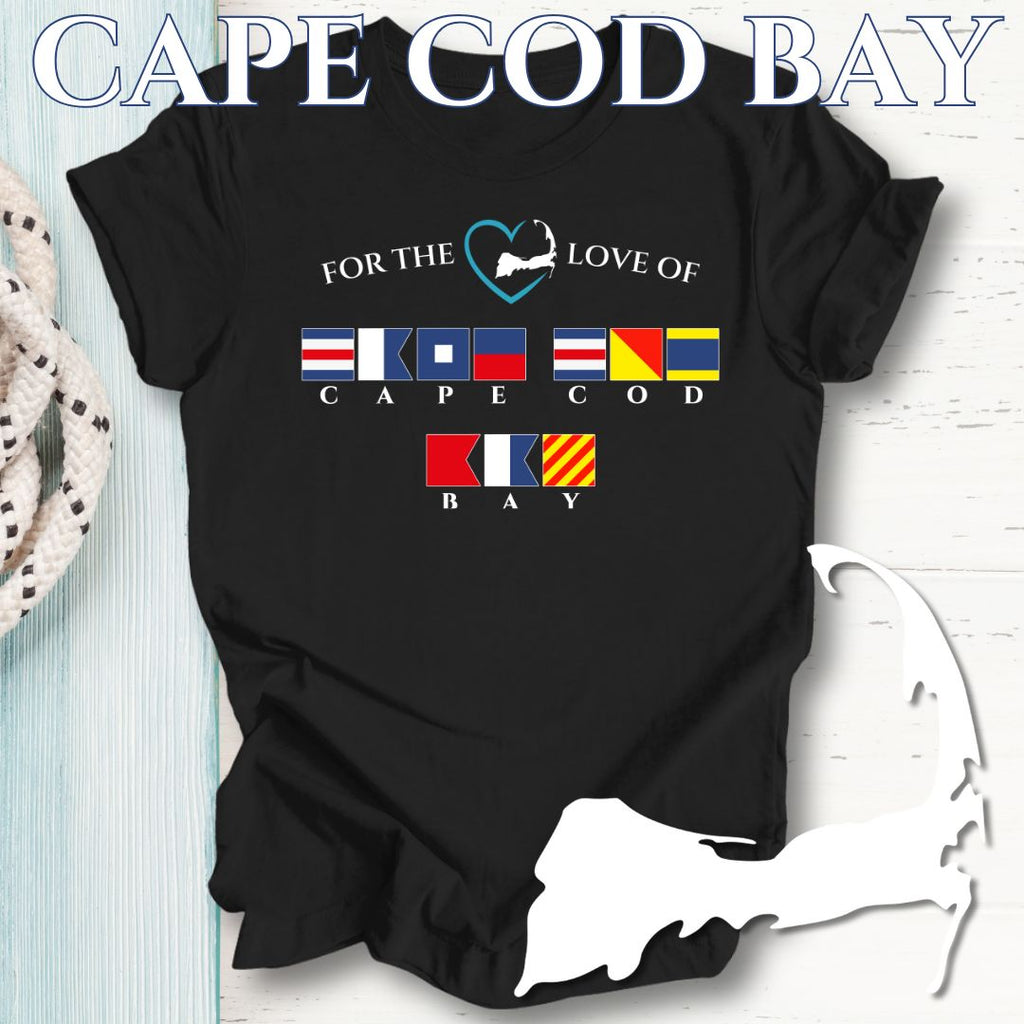 CAPE COD BAY - Nautical Flag Unisex T-Shirt