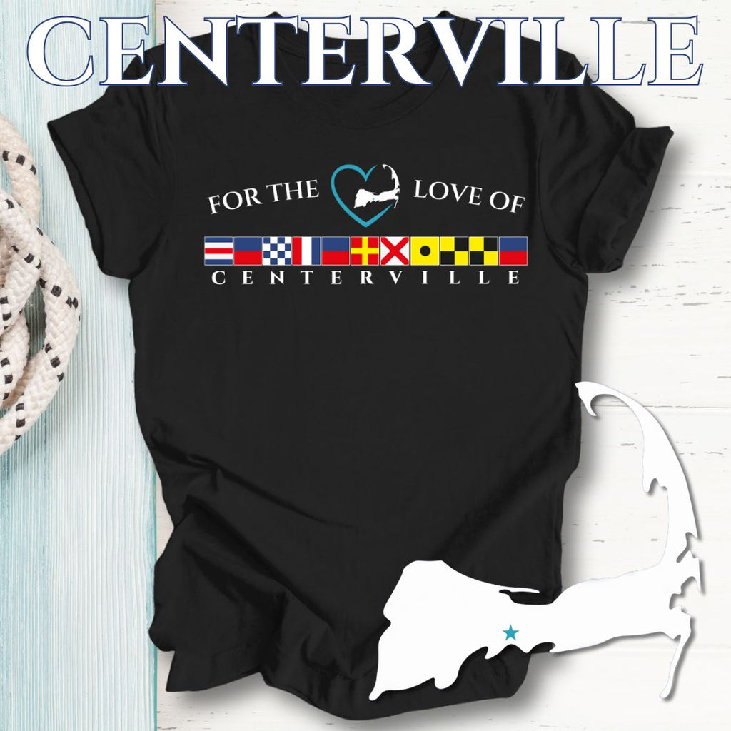 CENTERVILLE - Nautical Flag Unisex T-Shirt