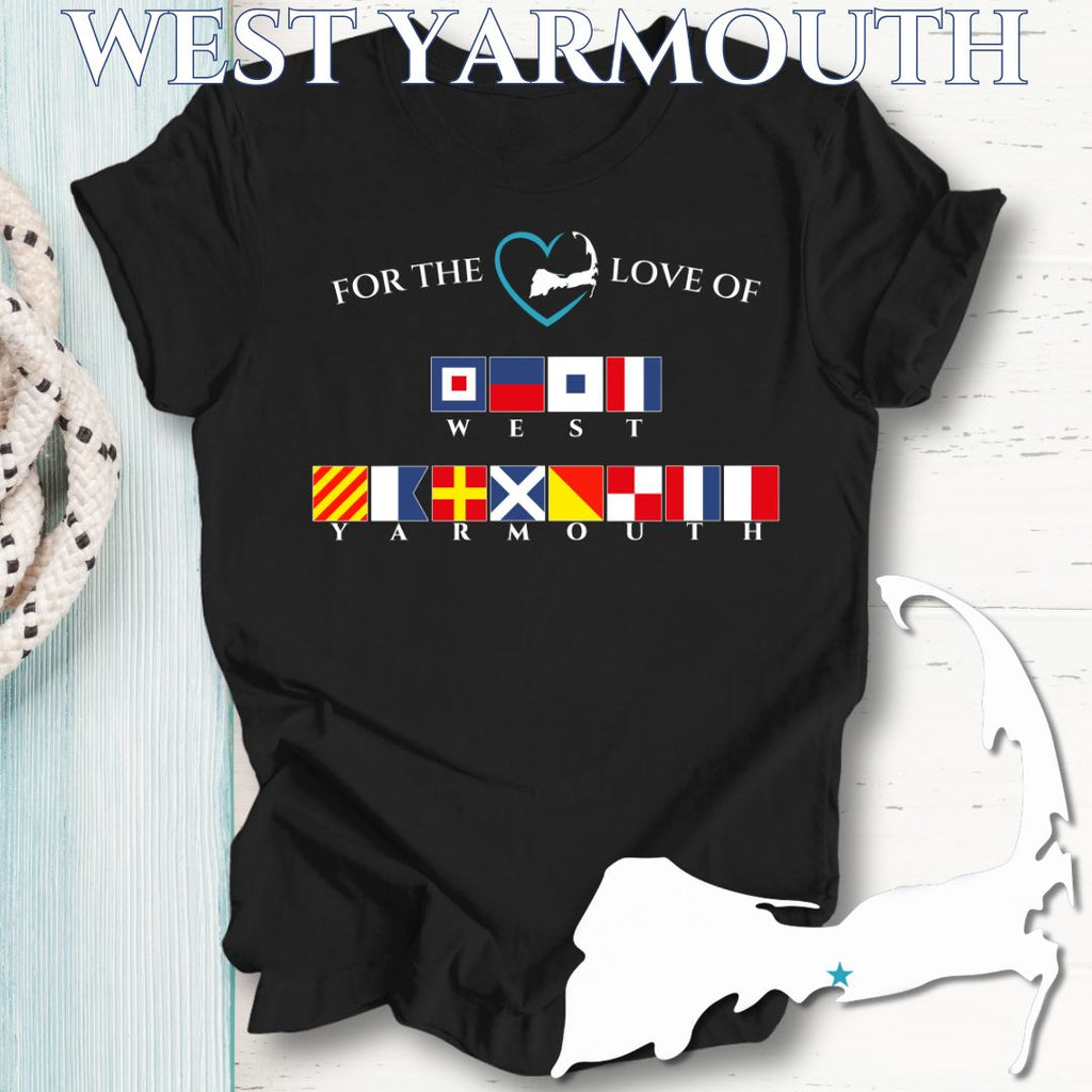 WEST YARMOUTH - Nautical Flag Unisex T-Shirt