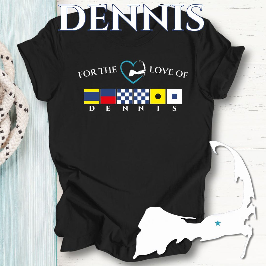 DENNIS - Nautical Flag Unisex T-Shirt