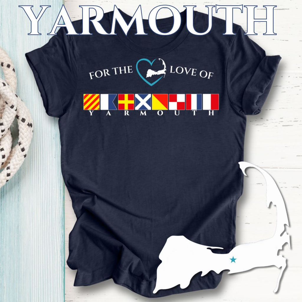 YARMOUTH - Nautical Flag Unisex T-Shirt