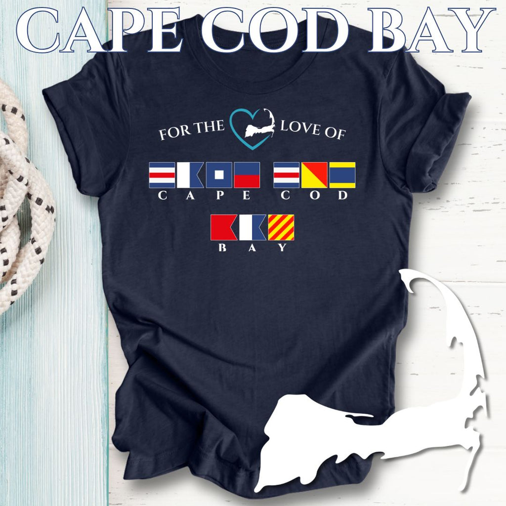 CAPE COD BAY - Nautical Flag Unisex T-Shirt