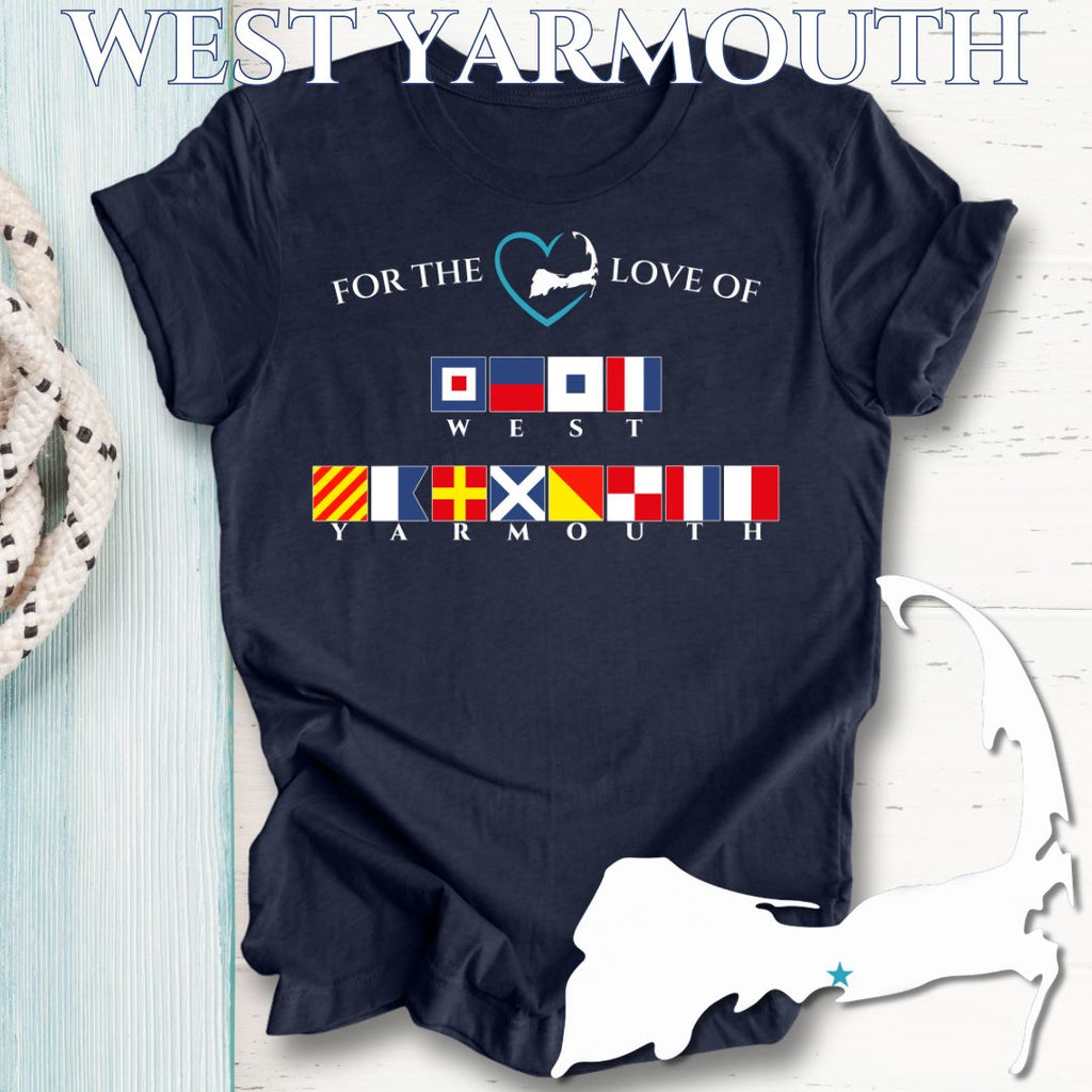 WEST YARMOUTH - Nautical Flag Unisex T-Shirt