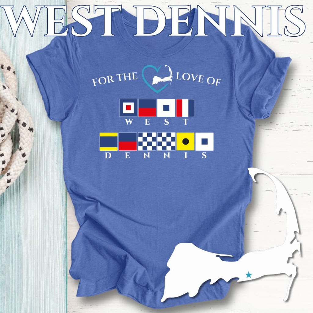 WEST DENNIS - Nautical Flag Unisex t-shirt