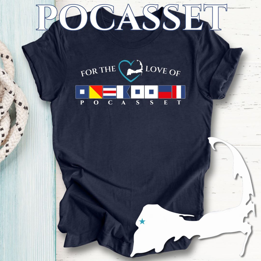 POCASSET - Nautical Flag Unisex T-Shirt