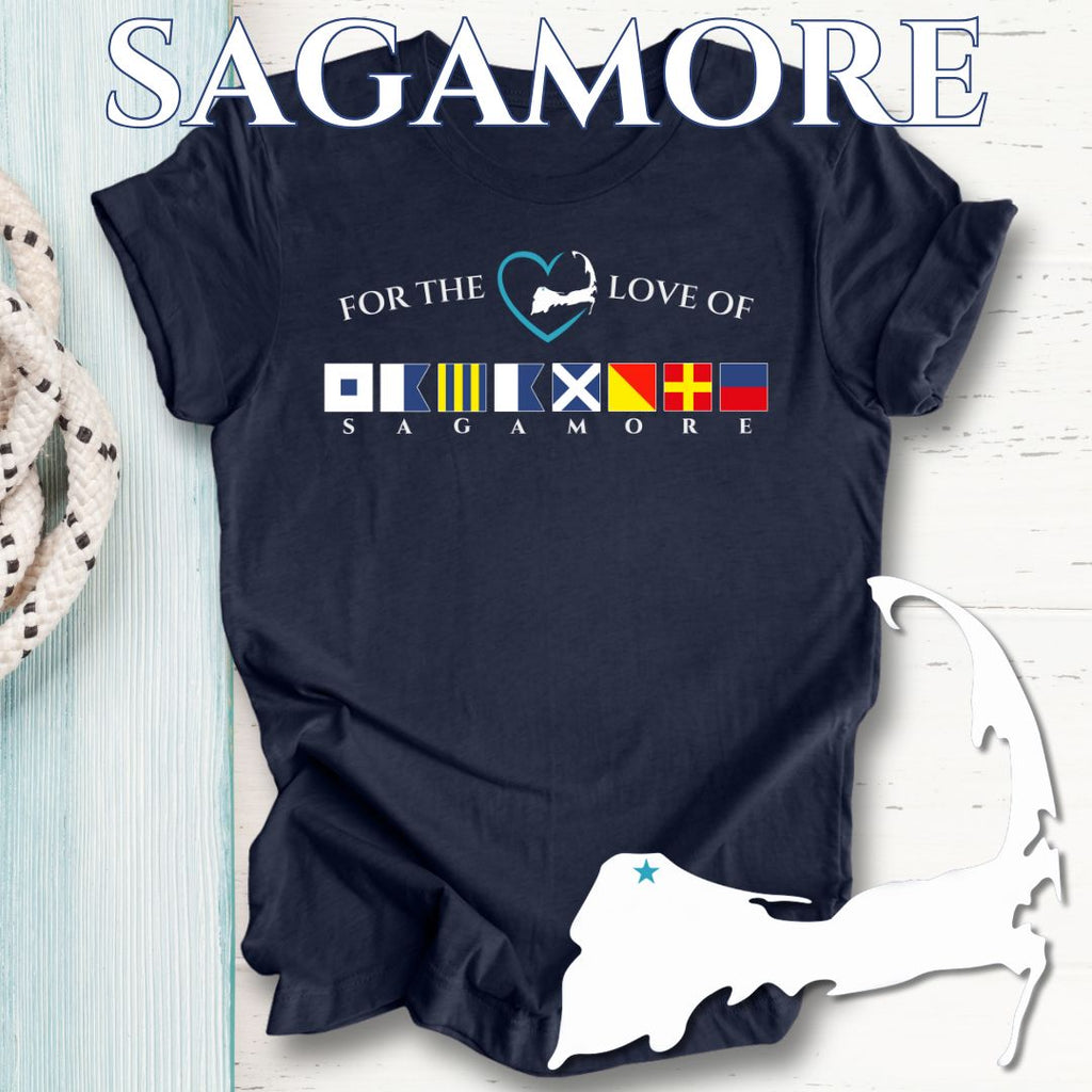 SAGAMORE - Nautical Flag Unisex T-Shirt