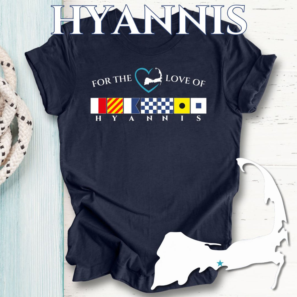 HYANNIS - Nautical Flag Unisex T-Shirt