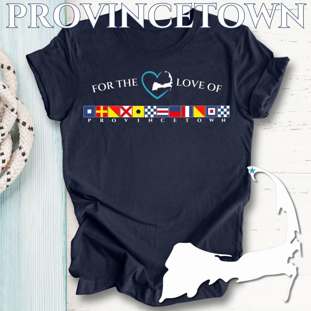 PROVINCETOWN - Nautical Flag Unisex T-Shirt