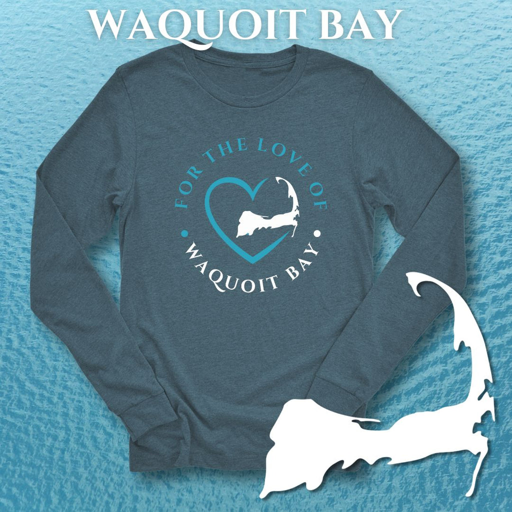 FAVORITE PLACE - For the Love of WAQUOIT BAY Unisex Long Sleeve Tee