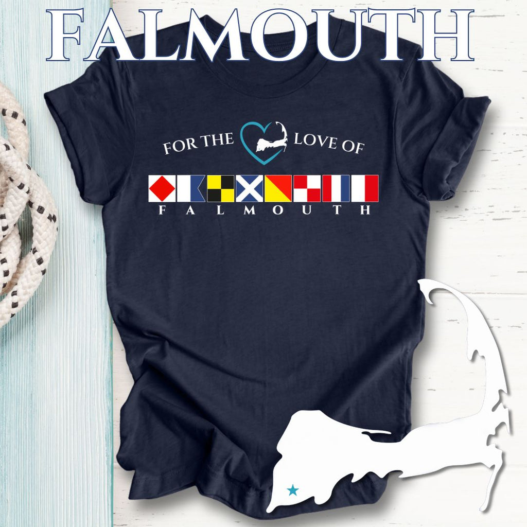 FALMOUTH - Nautical Flag Unisex T-Shirt