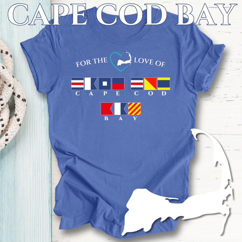 CAPE COD BAY - Nautical Flag Unisex T-Shirt