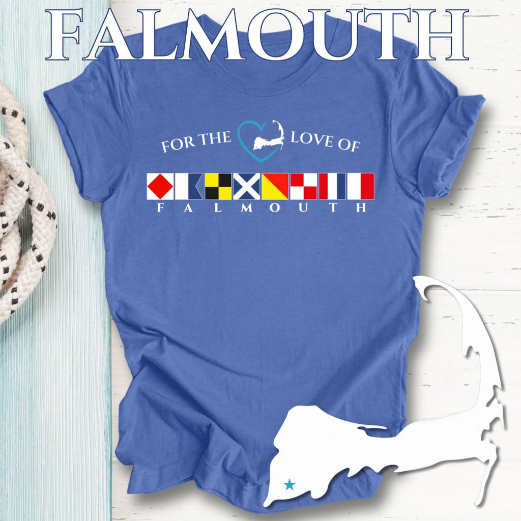 FALMOUTH - Nautical Flag Unisex T-Shirt