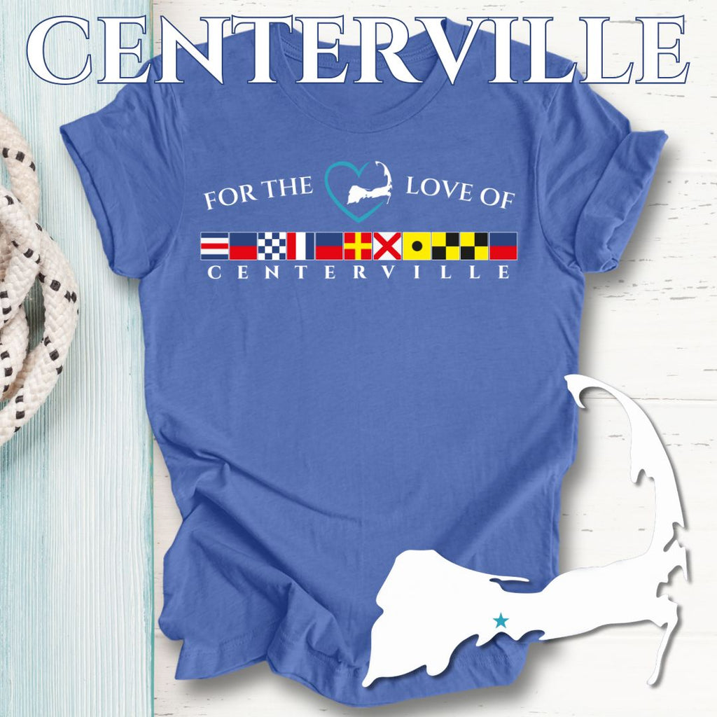 CENTERVILLE - Nautical Flag Unisex T-Shirt