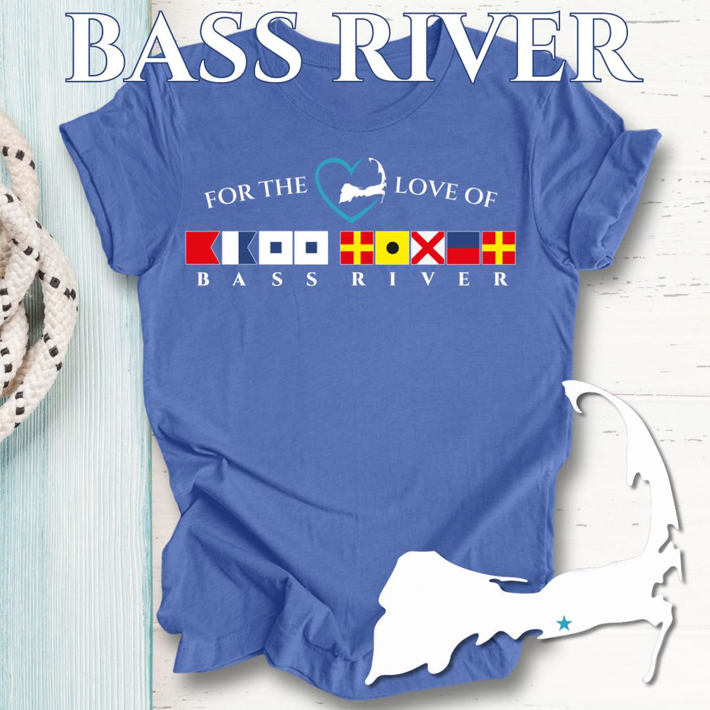 BASS RIVER - Nautical Flag Unisex T-Shirt