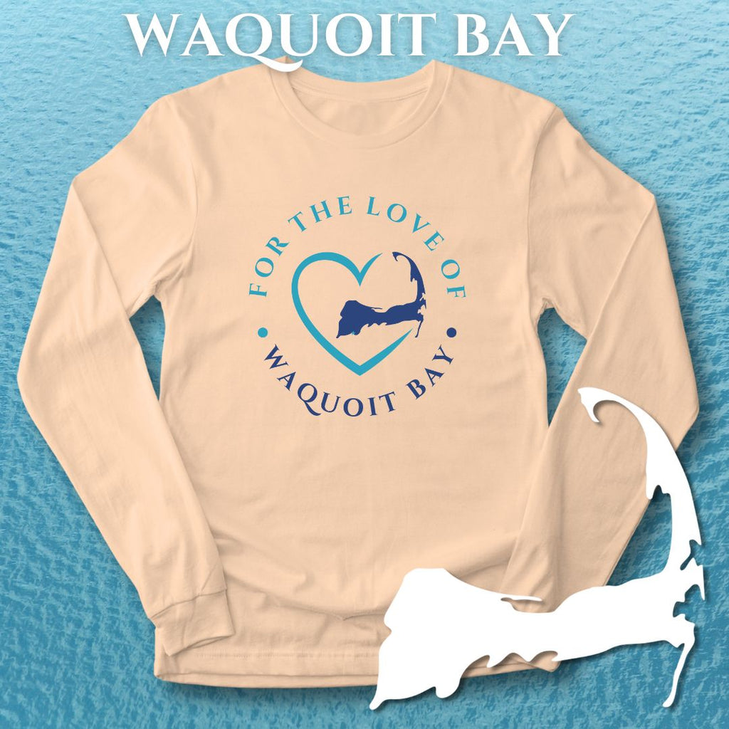 FAVORITE PLACE - For the Love of WAQUOIT BAY Unisex Long Sleeve Tee