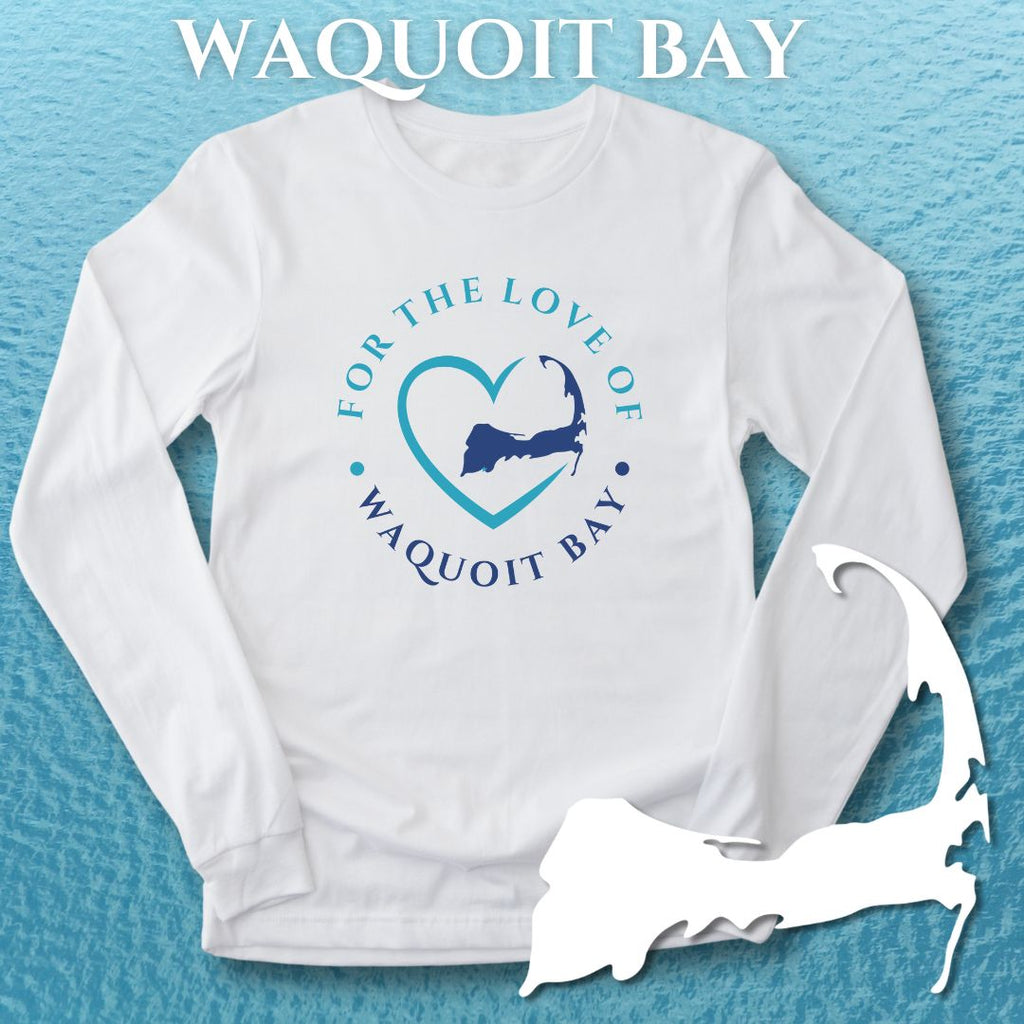 FAVORITE PLACE - For the Love of WAQUOIT BAY Unisex Long Sleeve Tee