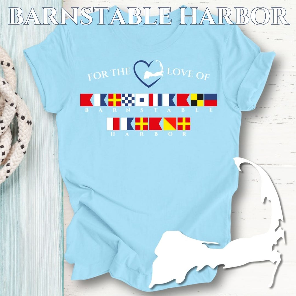 BARNSTABLE HARBOR - Nautical Flag Unisex T-Shirt