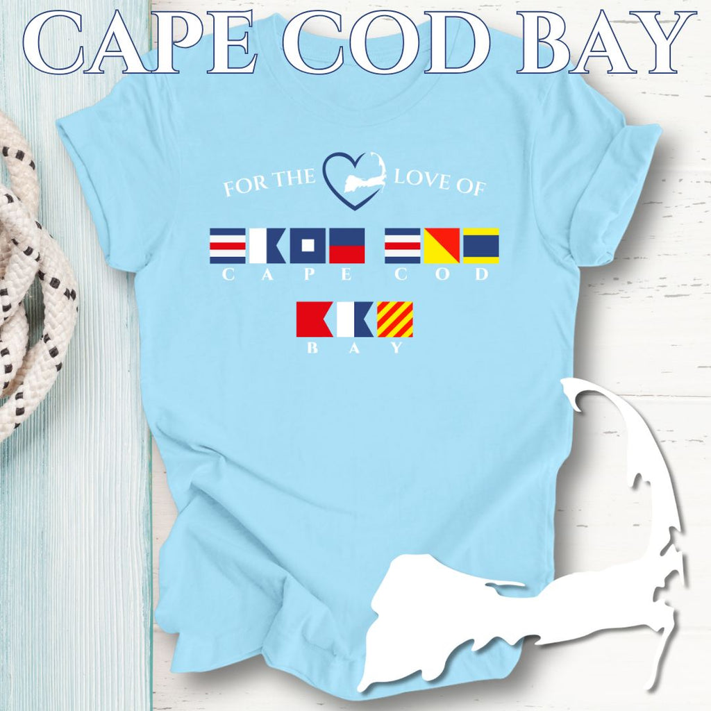 CAPE COD BAY - Nautical Flag Unisex T-Shirt