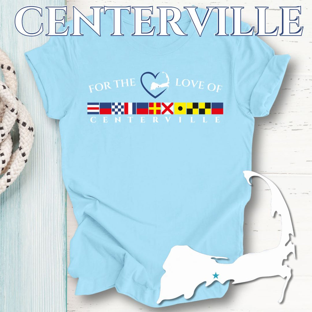 CENTERVILLE - Nautical Flag Unisex T-Shirt
