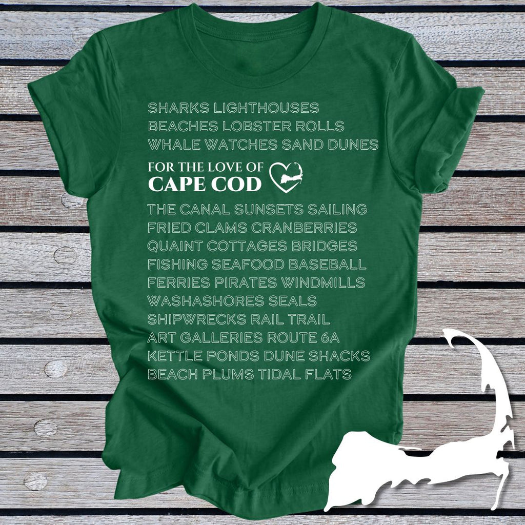 Cape Cod in Words Unisex t-shirt