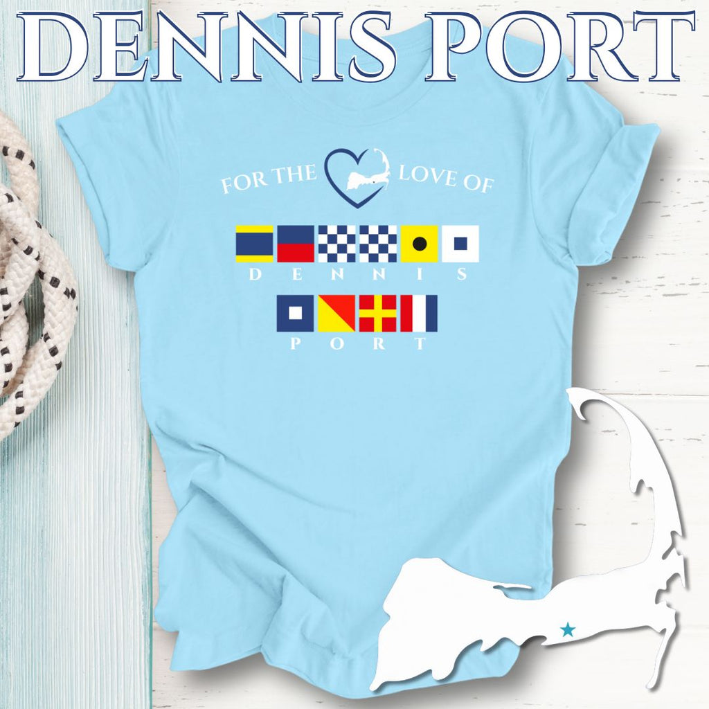 DENNIS PORT - Nautical Flag Unisex T-Shirt