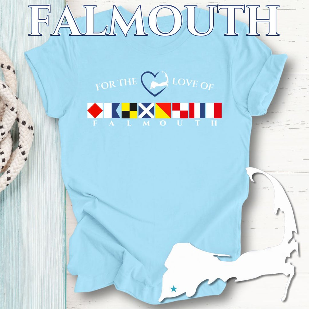 FALMOUTH - Nautical Flag Unisex T-Shirt
