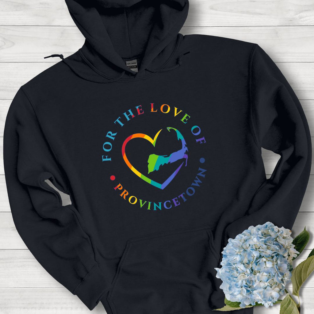 PROVINCETOWN - For the Love of PROVINCETOWN RAINBOW Unisex Hoodie