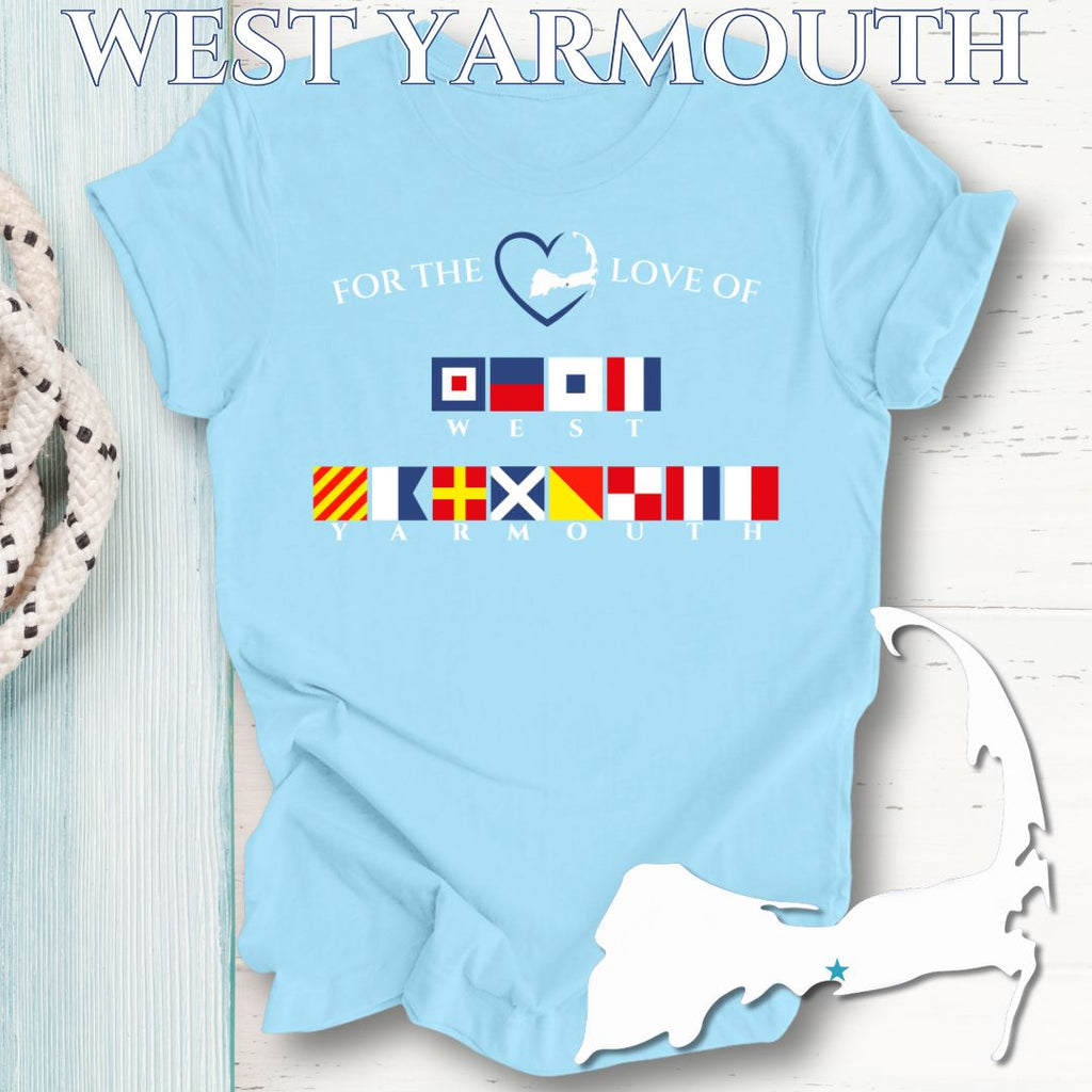 WEST YARMOUTH - Nautical Flag Unisex T-Shirt