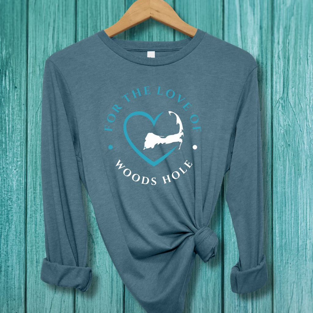 WOODS HOLE - For the Love of WOODS HOLE Unisex Long Sleeve Tee