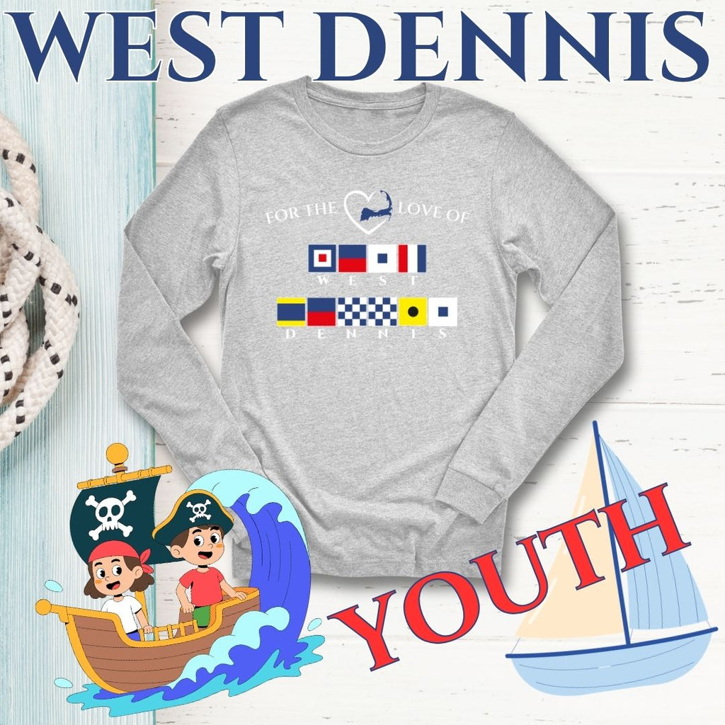 YOUTH - WEST DENNIS nautical long sleeve tee