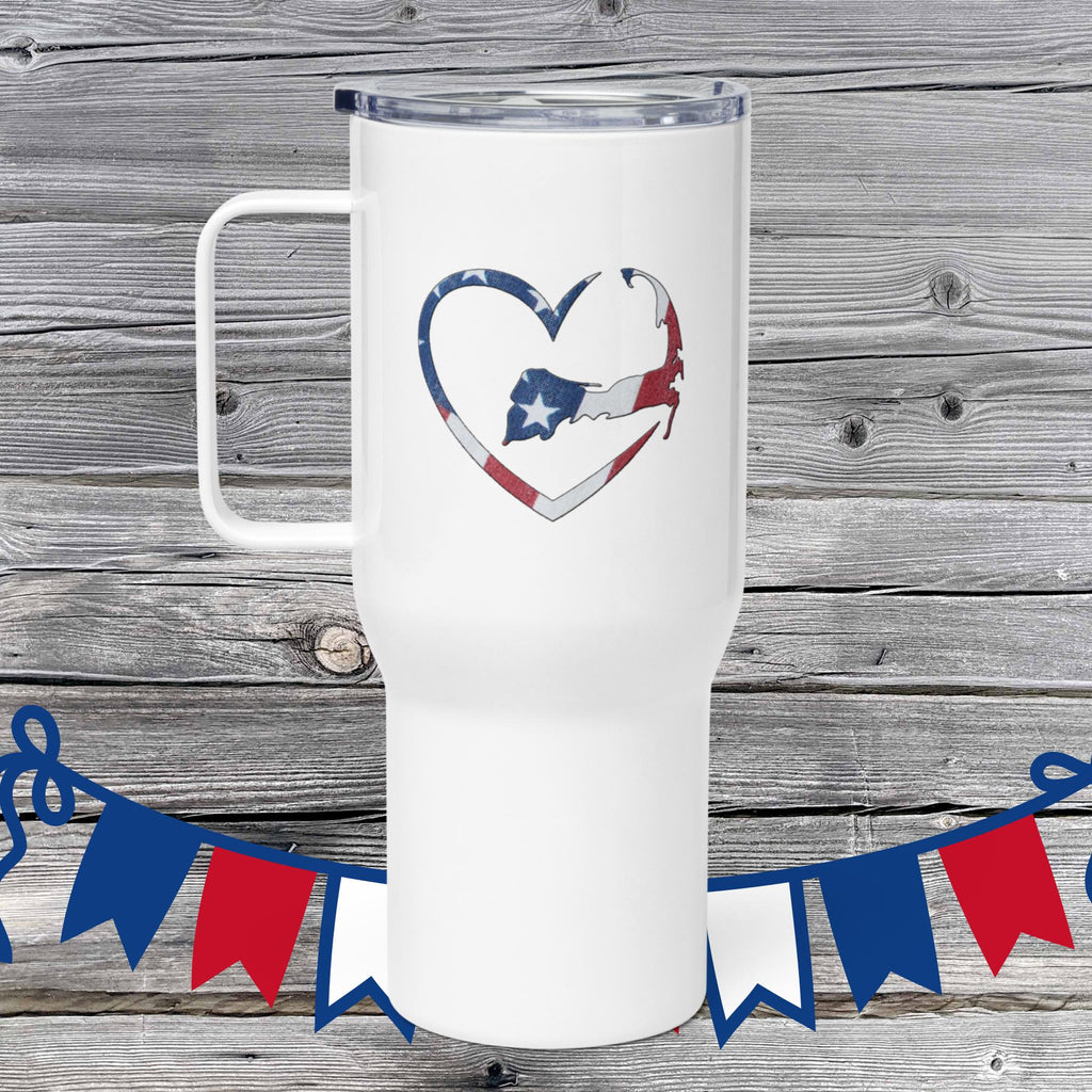 Stars and Stripes Travel mug with handle