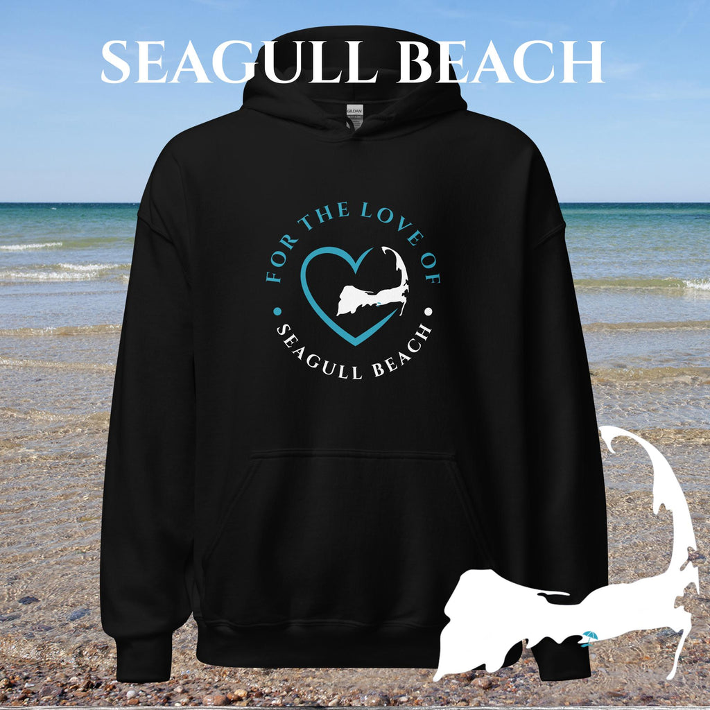 FAVORITE BEACH For the Love of SEAGULL BEACH Unisex Hoodie