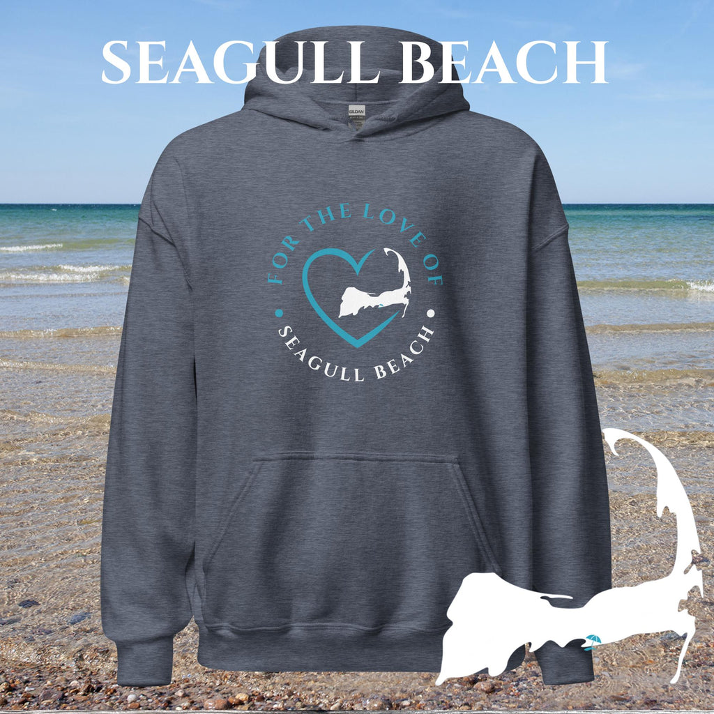 FAVORITE BEACH For the Love of SEAGULL BEACH Unisex Hoodie