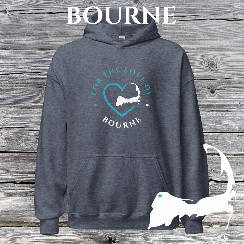 FAVORITE TOWN For the Love of BOURNE Unisex Hoodie