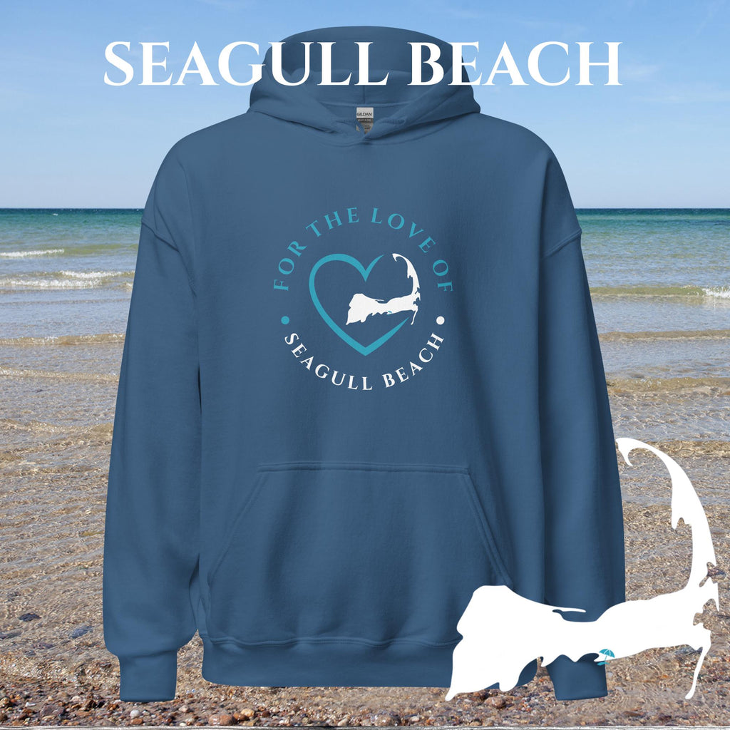 FAVORITE BEACH For the Love of SEAGULL BEACH Unisex Hoodie