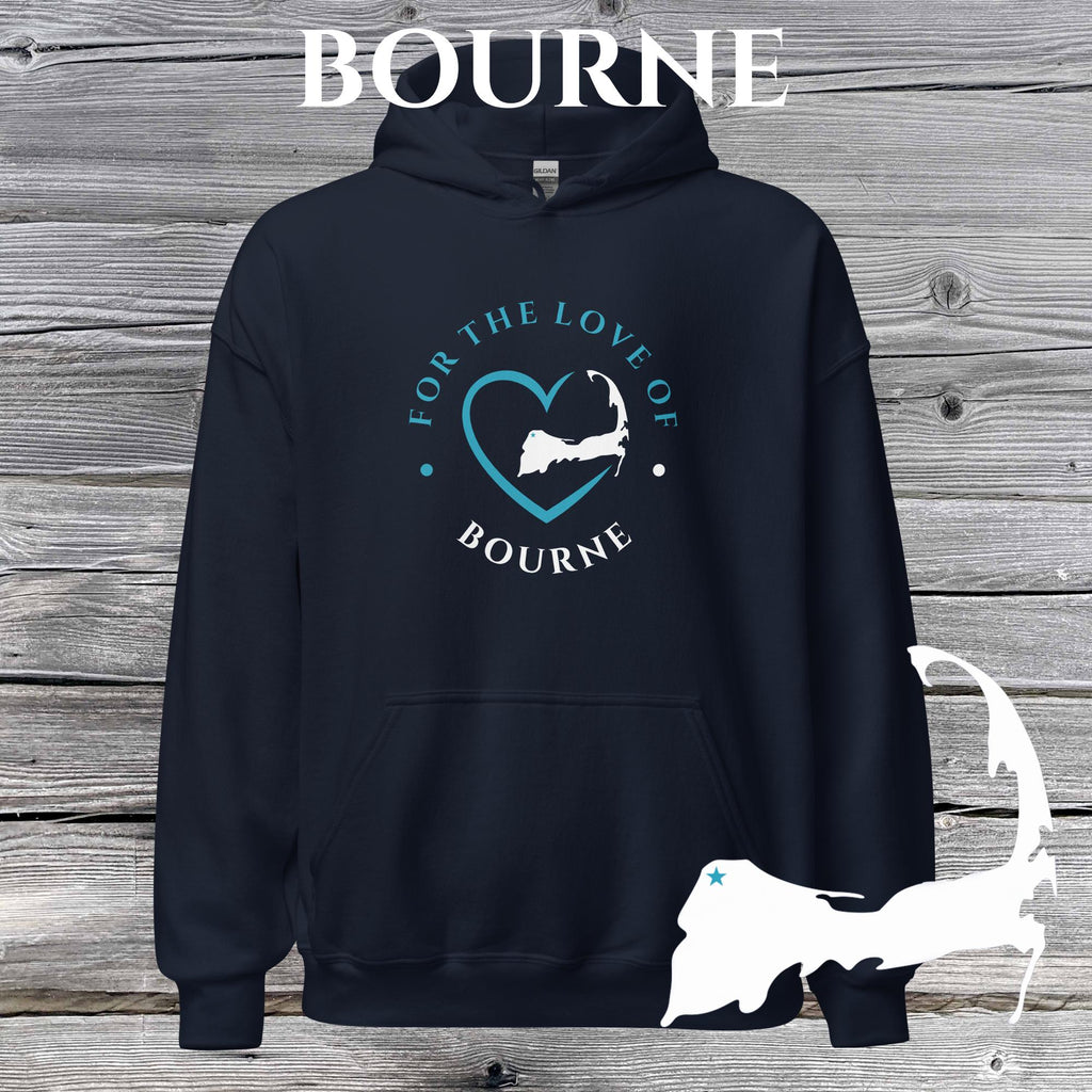 FAVORITE TOWN For the Love of BOURNE Unisex Hoodie