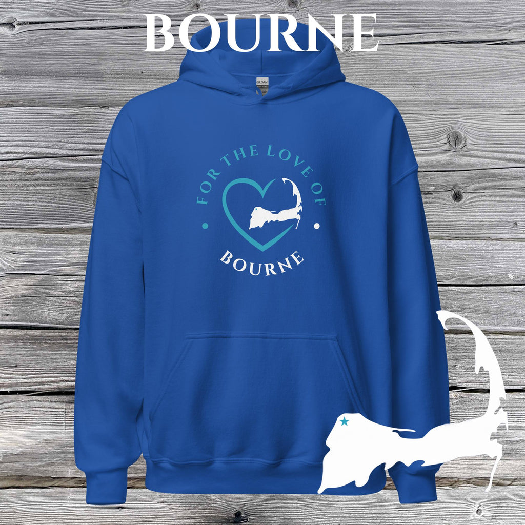 FAVORITE TOWN For the Love of BOURNE Unisex Hoodie