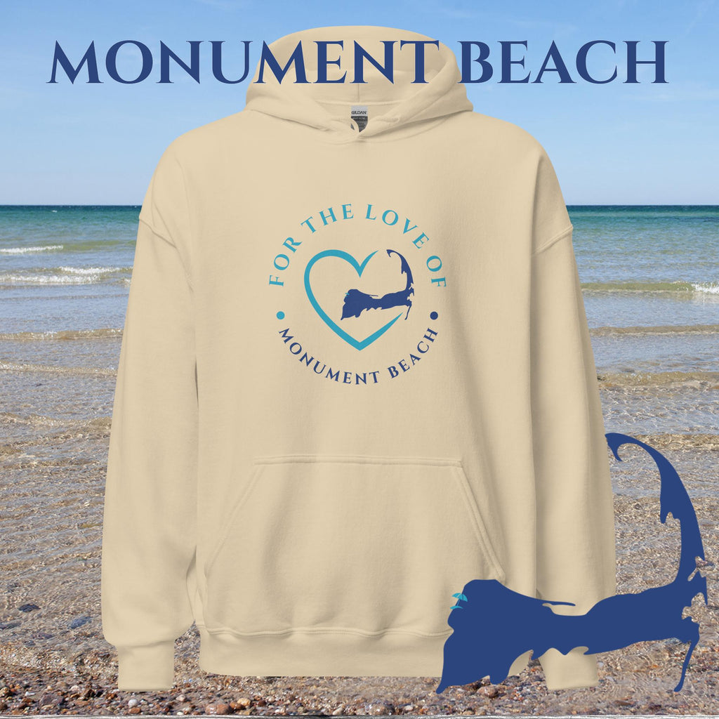 FAVORITE BEACH For the Love of MONUMENT BEACH Unisex Hoodie