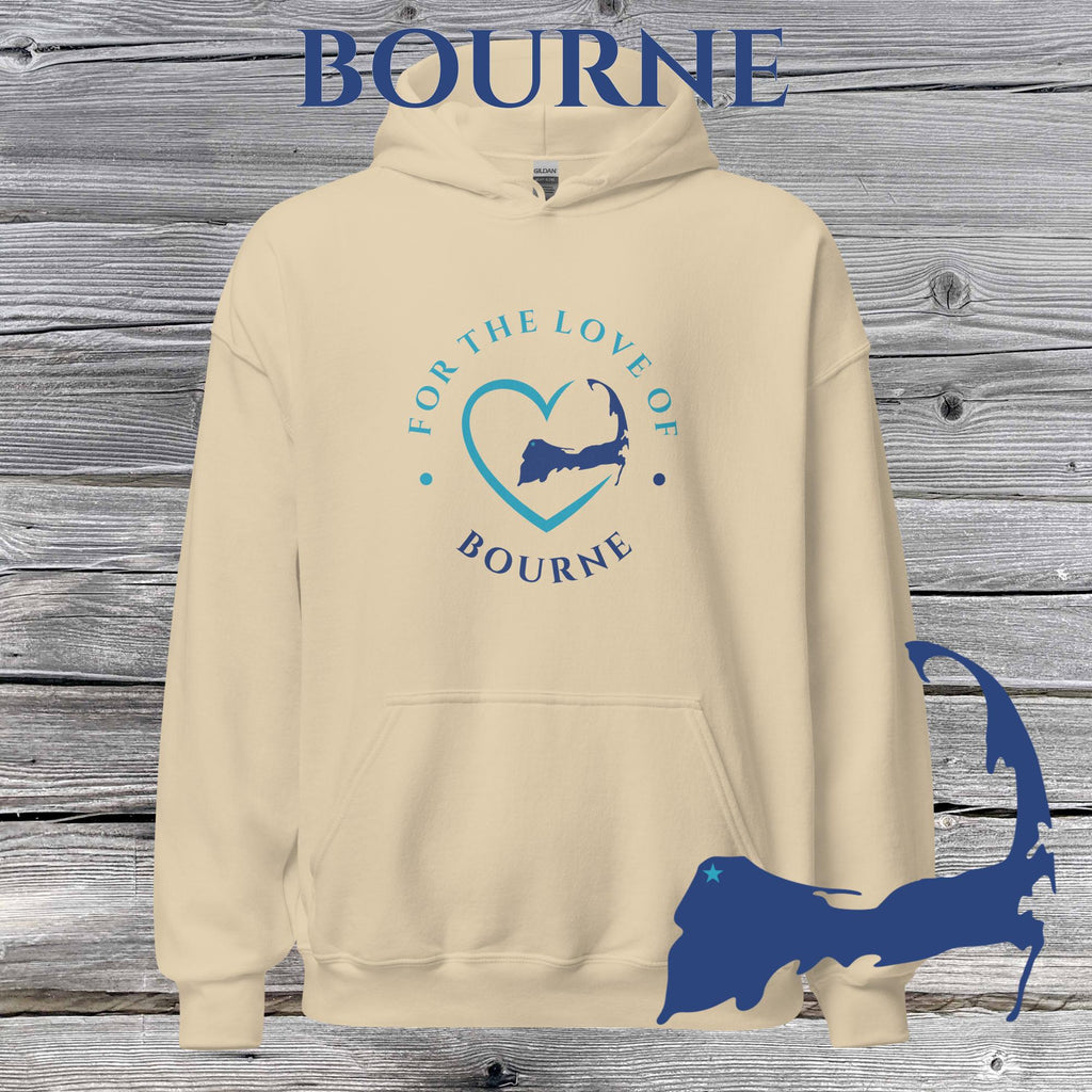 FAVORITE TOWN For the Love of BOURNE Unisex Hoodie