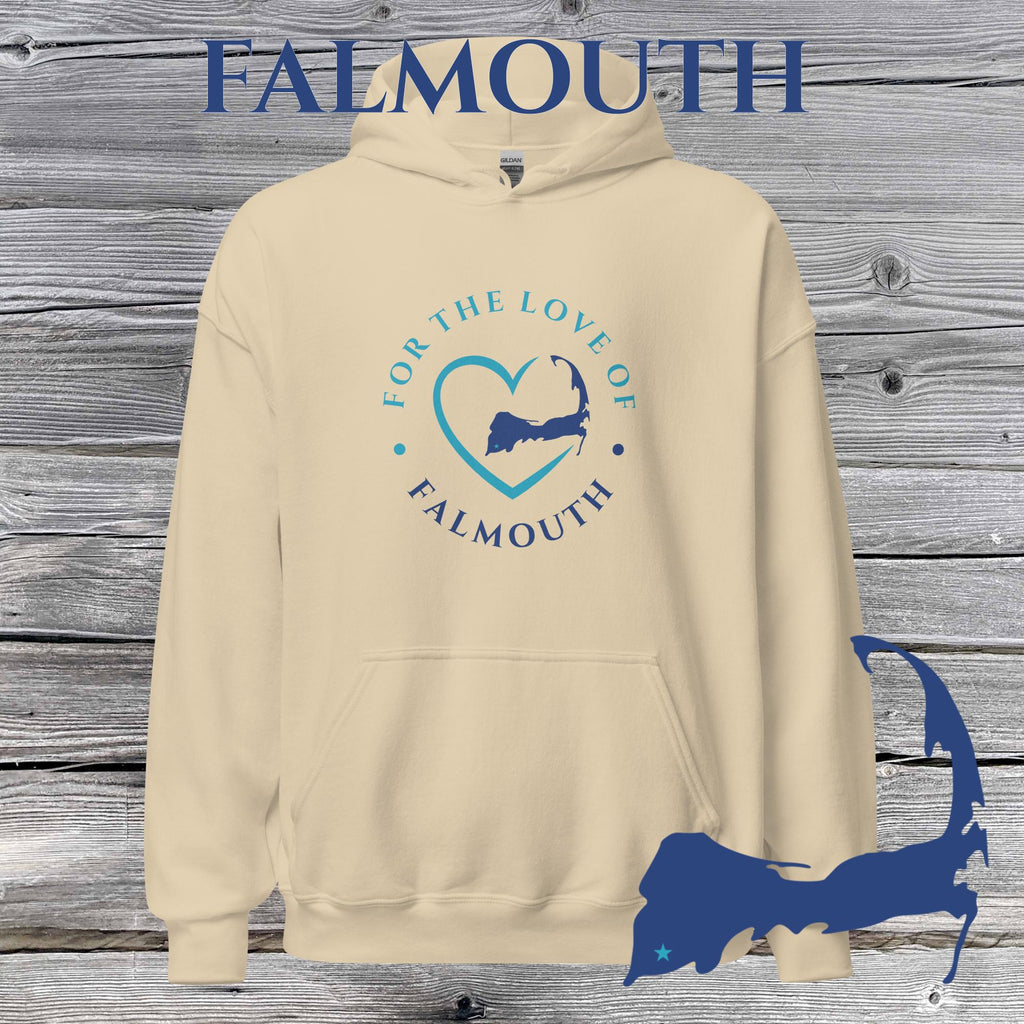 FAVORITE TOWN For the Love of FALMOUTH Unisex Hoodie