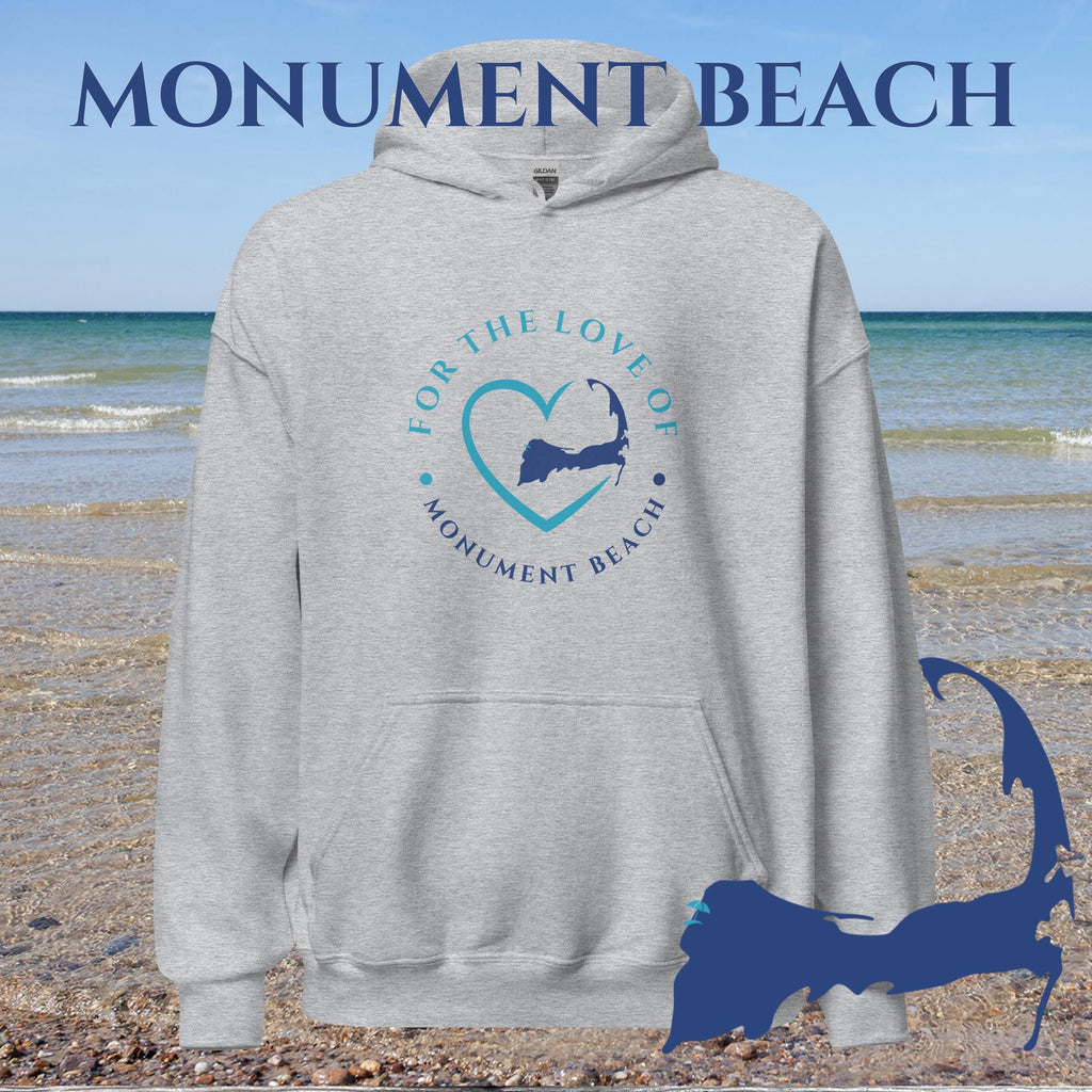 FAVORITE BEACH For the Love of MONUMENT BEACH Unisex Hoodie