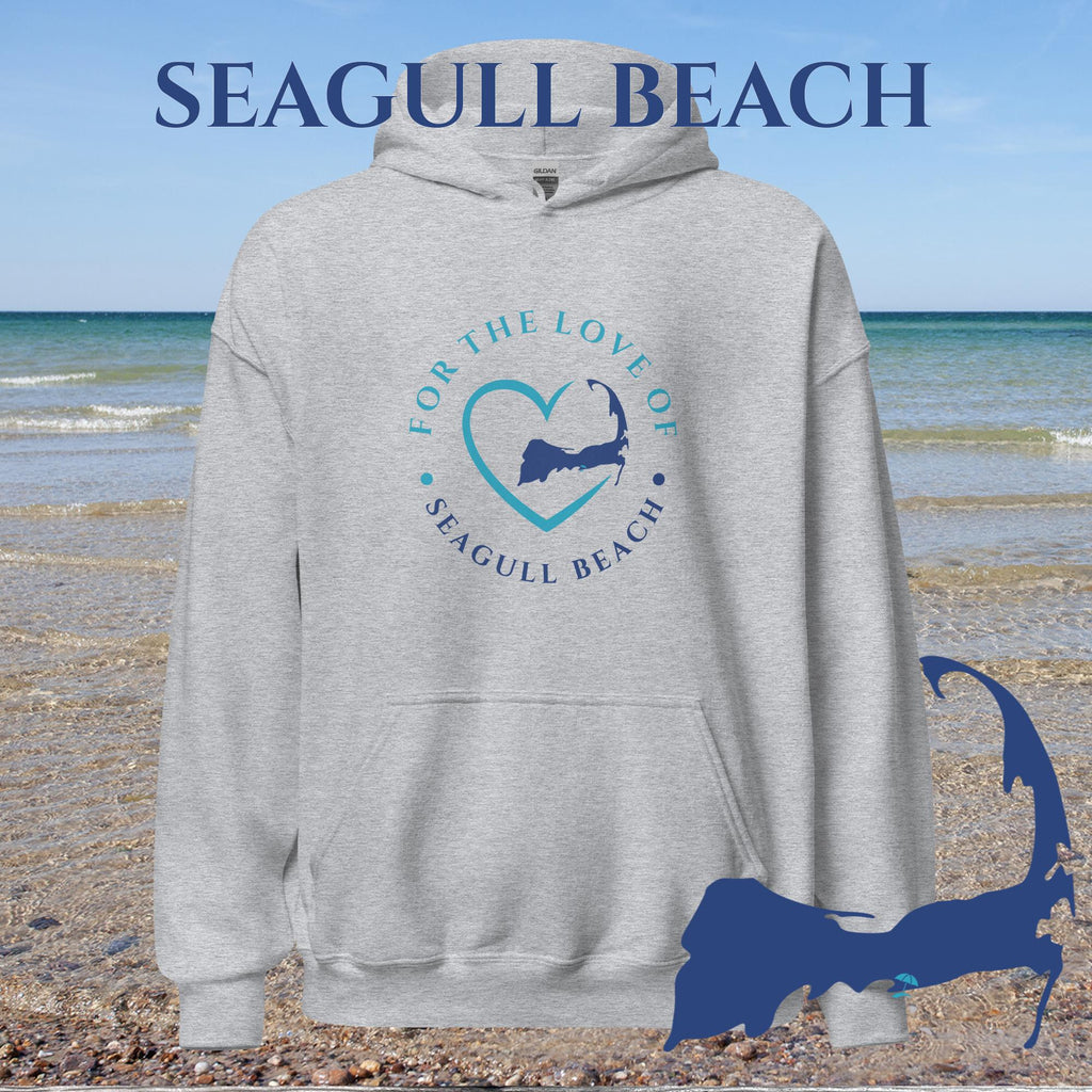 FAVORITE BEACH For the Love of SEAGULL BEACH Unisex Hoodie