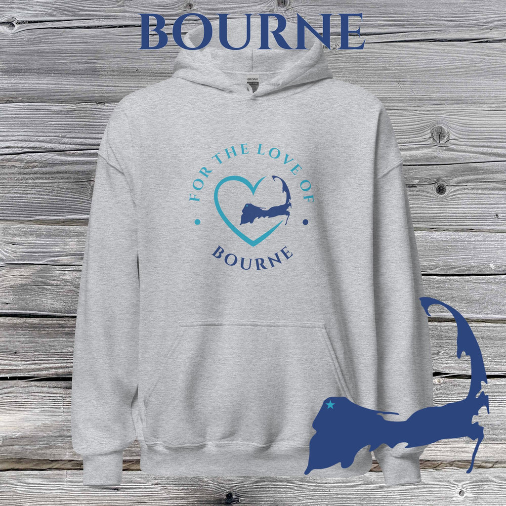 FAVORITE TOWN For the Love of BOURNE Unisex Hoodie