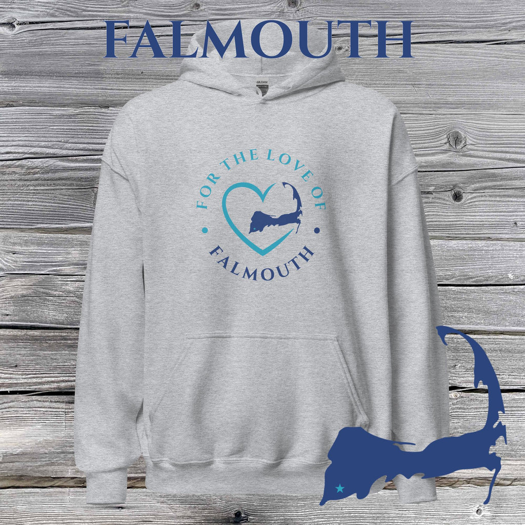 FAVORITE TOWN For the Love of FALMOUTH Unisex Hoodie